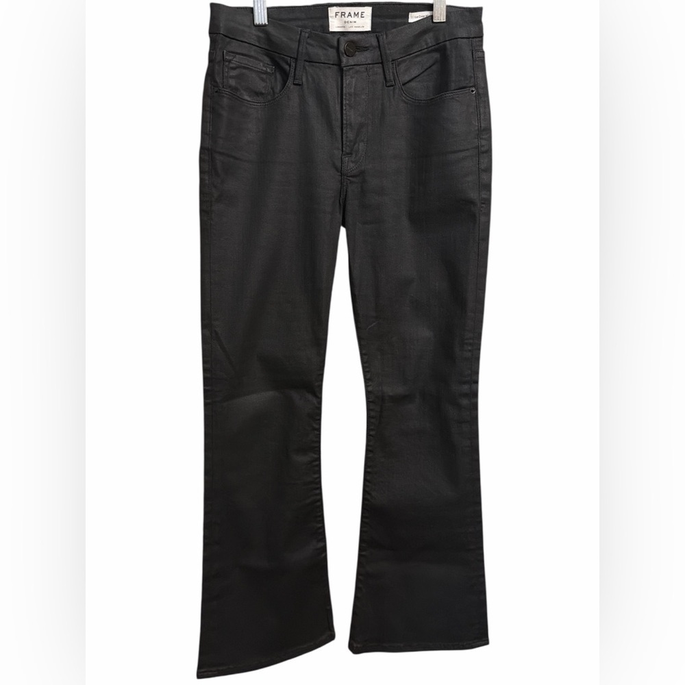 Frame Denim Black Ankle Jeans - Picture 4 of 6